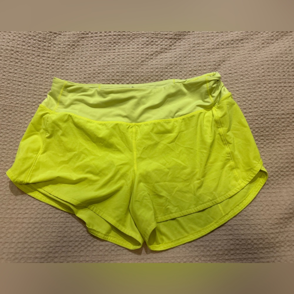 Lululemon speed up lined shorts -10 TALL